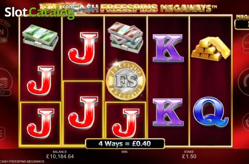 Win Screen 2. Gold Cash Free Spins Megaways slot