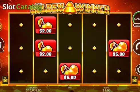 Fortune Bet Screen. Golden Winner slot