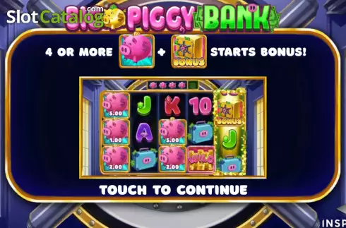 画面2. Big Piggy Bank カジノスロット