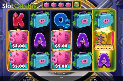 Free Spins Win Screen. Big Piggy Bank slot