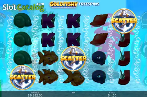 Free Spins Win Screen. Gold Fishy Free Spins slot