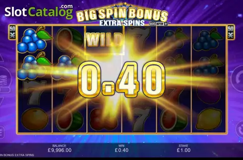 Bildschirm3. Big Spin Bonus Extra Spins slot