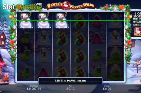 Win screen 2. Santa's Winter Wilds slot