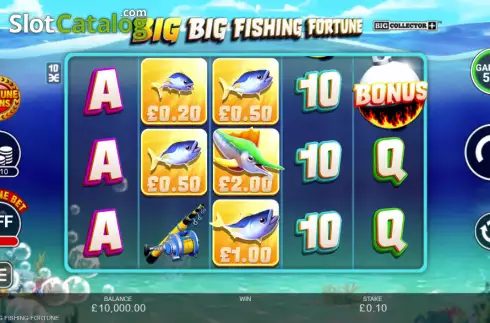 Ecran2. Big Big Fishing Fortune slot