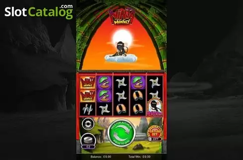 Game Workflow screen. Ninja Monkey slot
