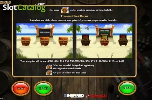 Bildschirm7. Treasure Island (Inspired) slot