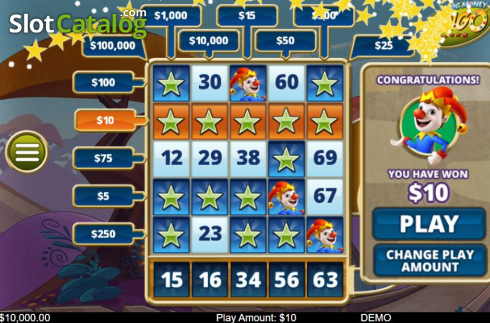 Game Screen 3. Big Money Slingo slot