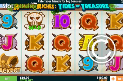 画面2. Robinson Riches: Tides of Treasure カジノスロット