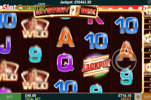 Game screen. Mystery Box (Intouch Games) slot