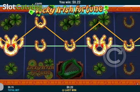 Win screen. Lucky Irish Fortune slot