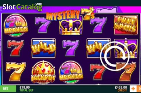 Reels Screen. Mystery 7s (InTouch Games) slot