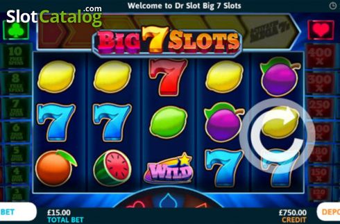 Reel Screen. Big 7 Slots slot