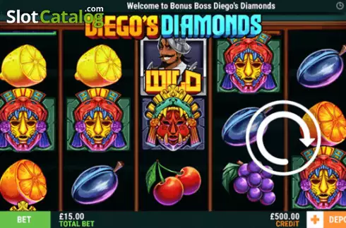 Ecran2. Diegos Diamonds slot