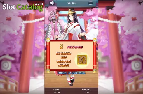 Ecran6. Sakura Spells slot
