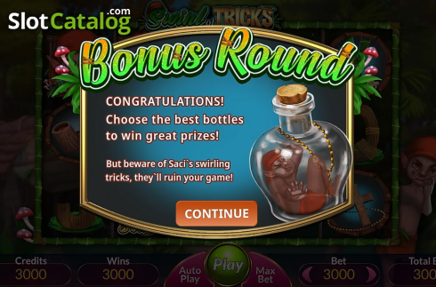 Bonus Round. Swirl of Tricks slot