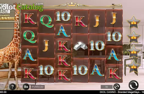 Reel screen. Skol Casino Branded Megaways slot