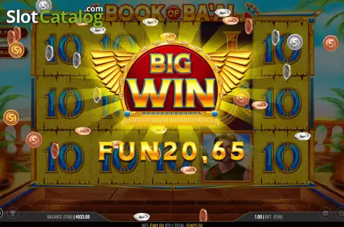 Big Win. Book Of Ba'al slot