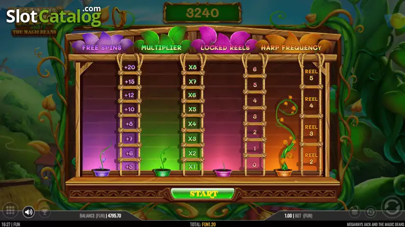Video Megaways Jack and The Magic Beans Slot