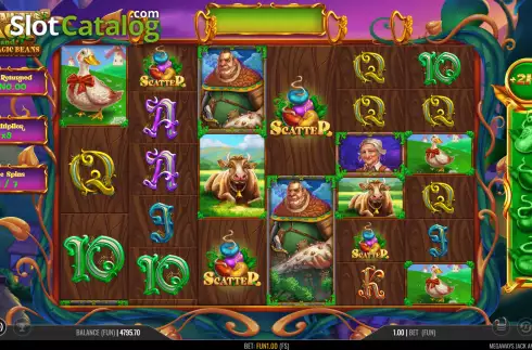 Schermo8. Megaways Jack and The Magic Beans slot