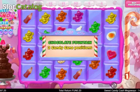 Schermo6. Sweet Candy Cash Megaways slot