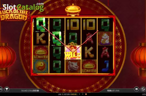 Bildschirm5. Luck of the Dragon slot