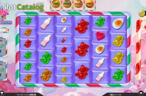 Скрин2. Sweet Candy Cash Megaways Deluxe слот