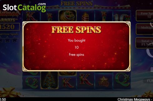 Free Spins 1. Christmas Megaways slot