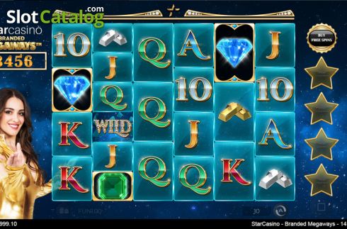 Win screen 3. Star Casino Branded Megaways slot