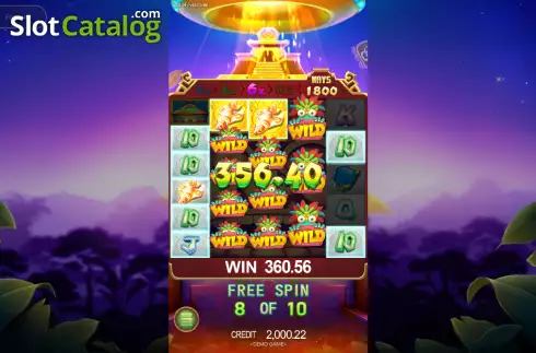 Win screen 2. Maya Gold Crazy slot