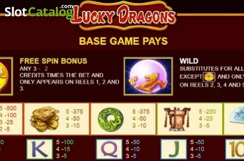 画面4. Lucky Dragons (JDB) カジノスロット