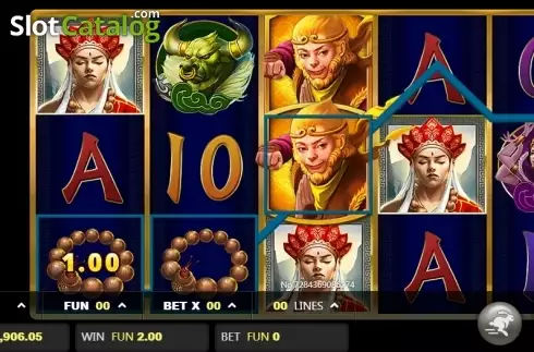 Win screen. Monkey King (JDB) slot