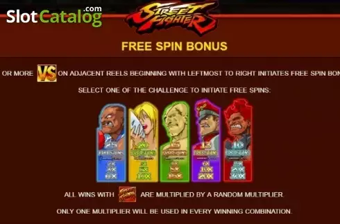Paytable 1. Street Fighter (JDB) slot