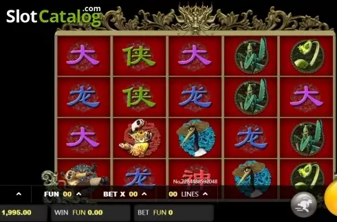 Reel screen. Dragon Warrior (JDB) slot