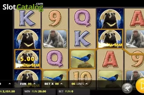 Bildschirm2. Formosa Bear slot