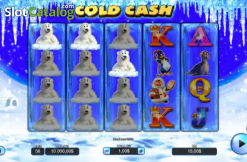 Ekran4. Cold Cash (JVL) yuvası