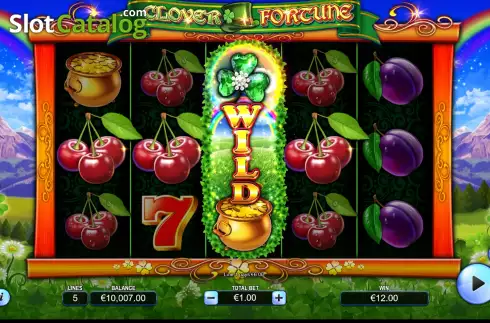 Win screen 2. Clover Fortune slot