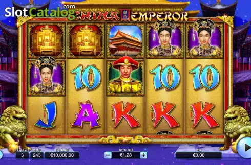 Game screen. China Emperor slot