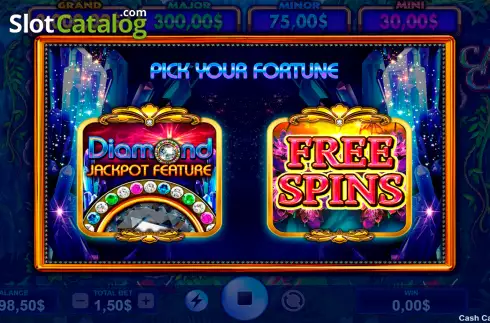 Pick your fortune screen. Cash Cats slot