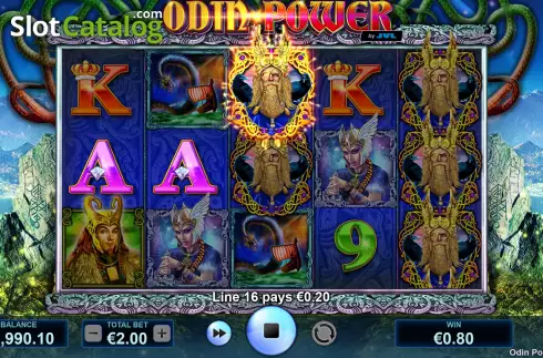 Win screen 2. Odin Power slot