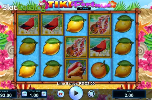 Bildschirm3. Tiki Fortune (JVL) slot