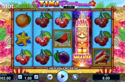 画面4. Tiki Fortune (JVL) カジノスロット