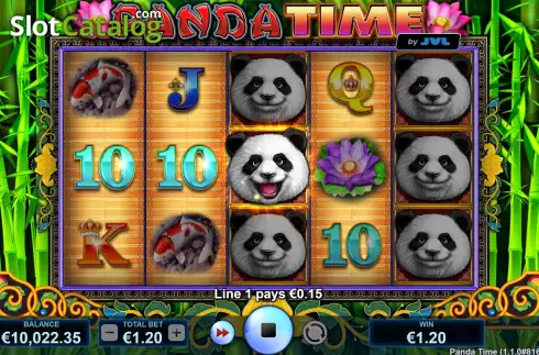 Win Screen 2. Panda Time slot