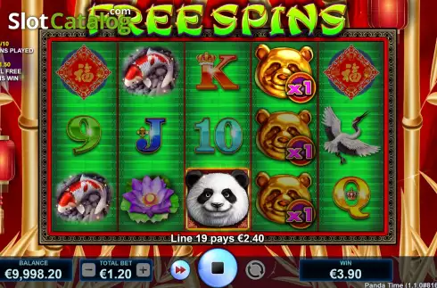 Free Spins Win Screen 2. Panda Time slot