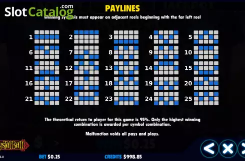 Schermo6. Crystal Ball (Jackpot Software) slot