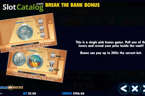 Bildschirm7. Bahamas Bucks slot