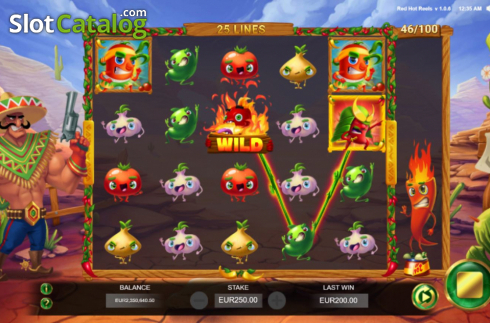 Pantalla7. Red Hot Reels Tragamonedas 