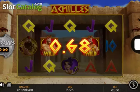 画面7. Achilles (Jelly) カジノスロット