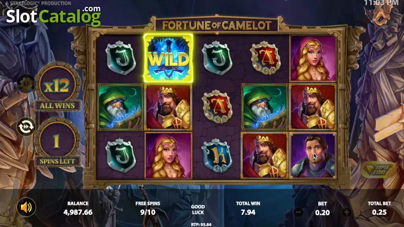 Video Fortune of Camelot Slot