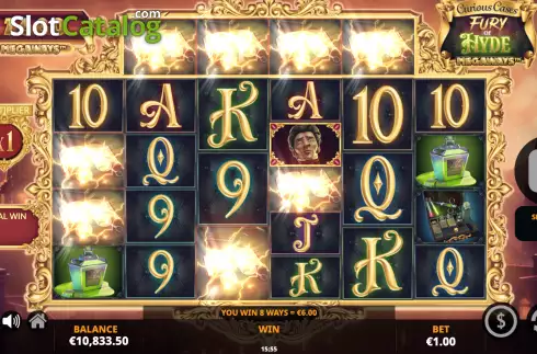 Free Spins 2. Fury of Hyde Megaways slot