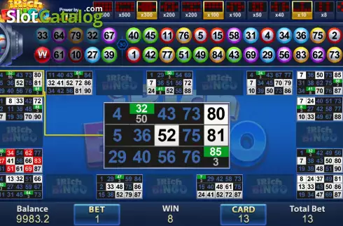 画面6. iRich Bingo カジノスロット